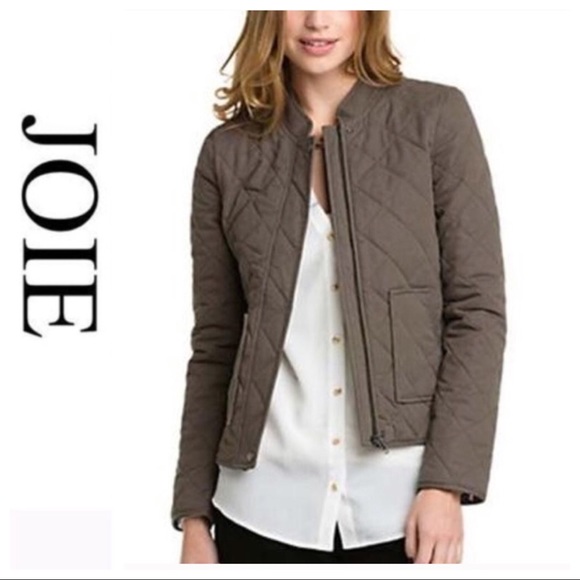 Joie Jackets & Blazers - 💕SALE💕 Joie Hanako Fatigue Green Quilted Jacket